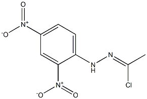 1-Chloroethanone 2,4-dinitrophenyl hydrazone 结构式