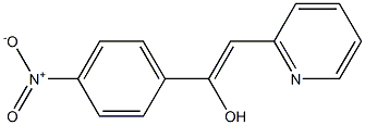 (Z)-1-(4-Nitrophenyl)-2-(2-pyridinyl)ethene-1-ol 结构式