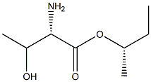 (2S)-2-Amino-3-hydroxybutanoic acid (S)-1-methylpropyl ester 结构式