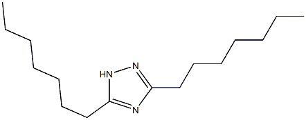 3,5-Diheptyl-1H-1,2,4-triazole 结构式