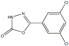 5-(3,5-Dichlorophenyl)-1,3,4-oxadiazol-2(3H)-one 结构式