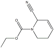 2-Cyano-1,2,5,6-tetrahydropyridine-1-carboxylic acid ethyl ester 结构式
