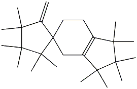 7,7,8,8,9,9,2',2',3',3',4',4'-Dodecamethyl-5'-methylenespiro[bicyclo[4.3.0]non-1(6)-ene-3,1'-cyclopentane] 结构式