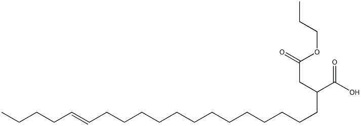 2-(14-Nonadecenyl)succinic acid 1-hydrogen 4-propyl ester 结构式