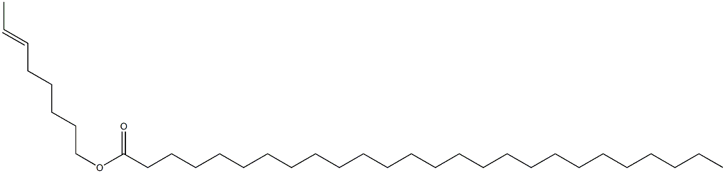 Hexacosanoic acid 6-octenyl ester 结构式