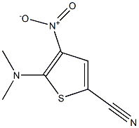 2-(Dimethylamino)-3-nitrothiophene-5-carbonitrile 结构式