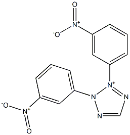 2,3-Di(m-nitrophenyl)-2H-tetrazol-3-ium 结构式