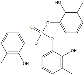 Phosphoric acid tri(2-hydroxy-3-methylphenyl) ester 结构式