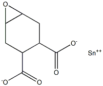 4,5-Epoxycyclohexane-1,2-dicarboxylic acid tin(II) salt 结构式