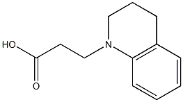 3,4-Dihydro-1(2H)-quinolinepropionic acid 结构式