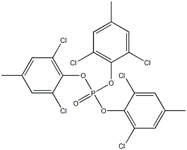 Phosphoric acid tris(2,6-dichloro-4-methylphenyl) ester 结构式