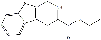 1,2,3,4-Tetrahydro[1]benzothieno[2,3-c]pyridine-3-carboxylic acid ethyl ester 结构式