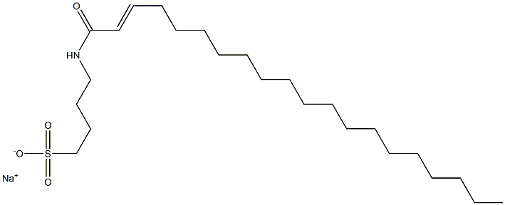 4-(2-Icosenoylamino)-1-butanesulfonic acid sodium salt 结构式