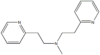 N-Methyl-N-[2-(2-pyridyl)ethyl]-2-pyridineethaneamine 结构式