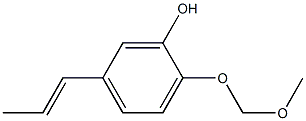 2-(Methoxymethoxy)-5-(1-propenyl)phenol 结构式