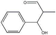 3-Phenyl-3-hydroxy-2-methylpropionaldehyde 结构式