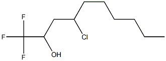 1,1,1-Trifluoro-4-chlorodecan-2-ol 结构式