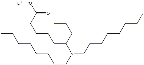 6-(Dioctylamino)nonanoic acid lithium salt 结构式