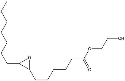 7,8-Epoxypentadecanoic acid 2-hydroxyethyl ester 结构式