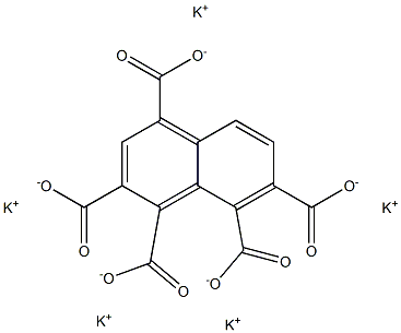 1,2,4,7,8-Naphthalenepentacarboxylic acid pentapotassium salt 结构式