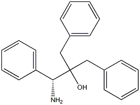 [R,(+)]-1-Amino-2-benzyl-1,3-diphenyl-2-propanol 结构式