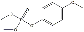 Phosphoric acid dimethyl 4-methoxyphenyl ester 结构式