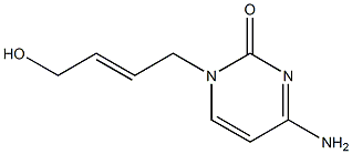 1-[(E)-4-Hydroxy-2-butenyl]cytosine 结构式