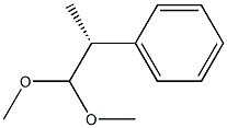 (2R)-1,1-Dimethoxy-2-phenylpropane 结构式
