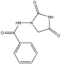 N-(2,4-Dioxoimidazolidin-1-yl)benzamide 结构式