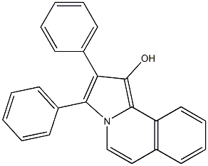 2,3-Diphenylpyrrolo[2,1-a]isoquinolin-1-ol 结构式