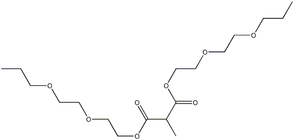 Ethane-1,1-dicarboxylic acid bis[2-(2-propoxyethoxy)ethyl] ester 结构式