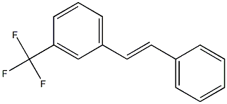 1-(2-Phenylethenyl)-3-(trifluoromethyl)benzene 结构式