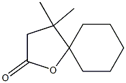 4,4-Dimethyl-1-oxaspiro[4.5]decan-2-one 结构式