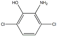 2-氨基-3,6-二氯苯酚 结构式