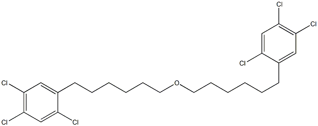 2,4,5-Trichlorophenylhexyl ether 结构式