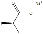 [R,(-)]-2-Iodopropionic acid sodium salt 结构式