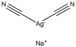 Sodium dicyanoargentate(I) 结构式