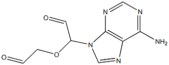 2'-(6-Amino-9H-purin-9-yl)(2,2'-oxybisacetaldehyde) 结构式