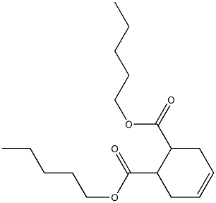 4-Cyclohexene-1,2-dicarboxylic acid dipentyl ester 结构式