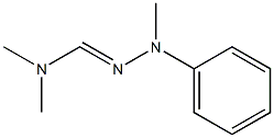 (Dimethylamino)formaldehyde methylphenylhydrazone 结构式