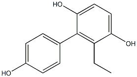 6-Ethyl-1,1'-biphenyl-2,4',5-triol 结构式