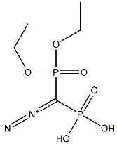 Diazomethylenebis(phosphonic acid diethyl) ester 结构式