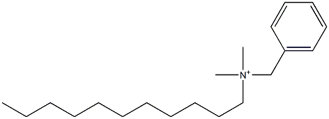 Benzyldimethylundecylaminium 结构式