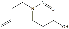 3-(3-Butenylnitrosoamino)-1-propanol 结构式