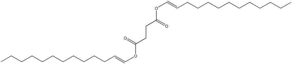 Succinic acid di(1-tridecenyl) ester 结构式