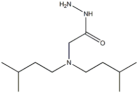 N,N-Diisopentylaminoacetohydrazide 结构式