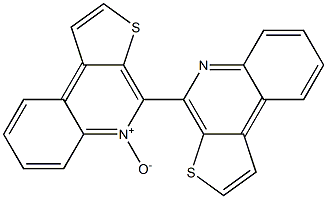 4,4'-Bi(thieno[2,3-c]quinoline)5-oxide 结构式