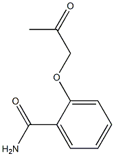 2-(2-Oxopropoxy)benzamide 结构式