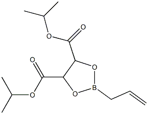 2-Allyl-1,3,2-dioxaborolane-4,5-dicarboxylic acid diisopropyl ester 结构式