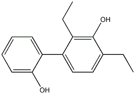 2,4-Diethyl-1,1'-biphenyl-2',3-diol 结构式